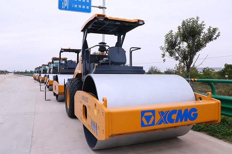 XCMG Official 16 ton Road Rollers XS163 China Single Drum Vibratory Road Roller Compactor for sale